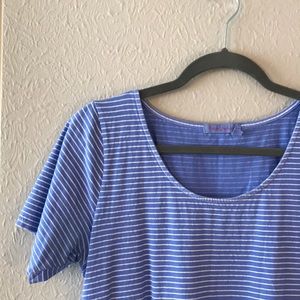 Periwinkle Tee Dress